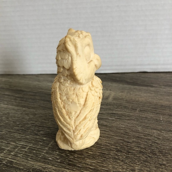 Vtg Italian Owl Sculpture by A. Santini - Picture 2 of 12